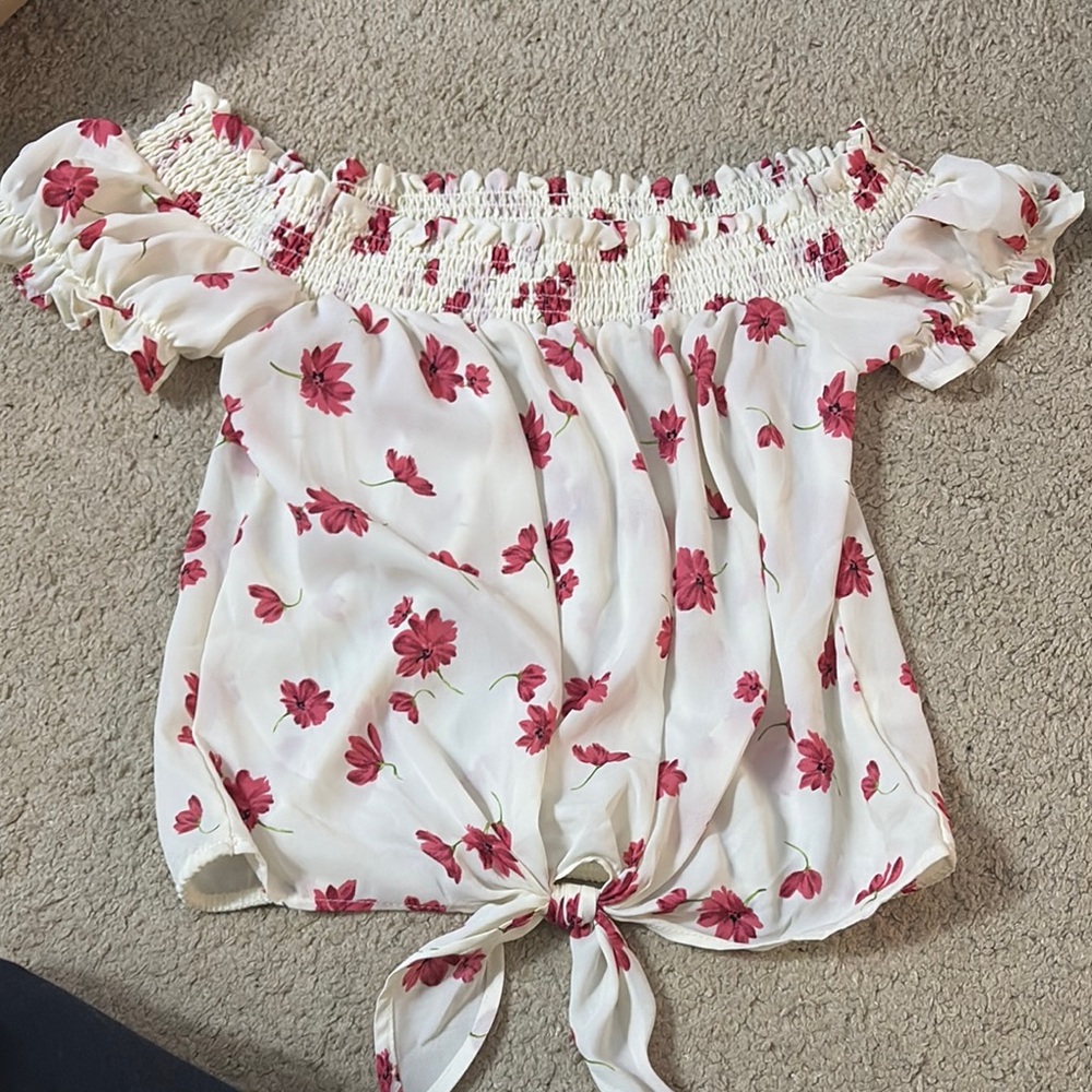 Floral Off-Shoulder Top